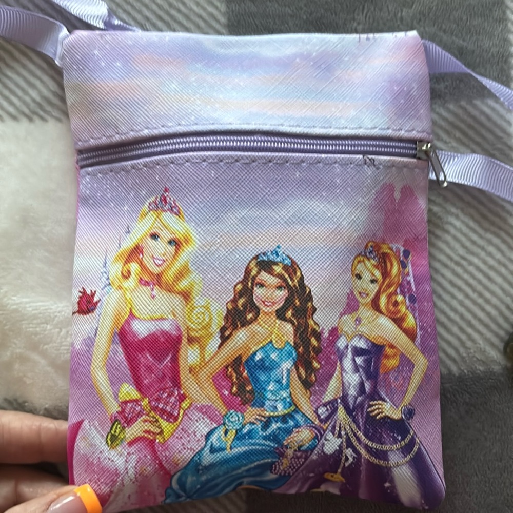 Barbie crossbody bag filled